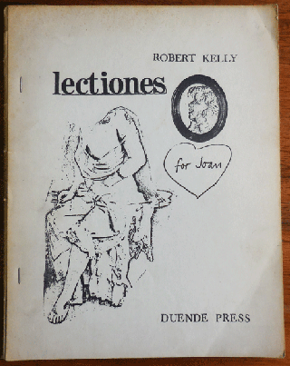 Item #34591 lectiones for Joan. Robert Kelly