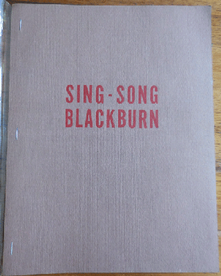 Item #34592 Sing - Song. Paul Blackburn