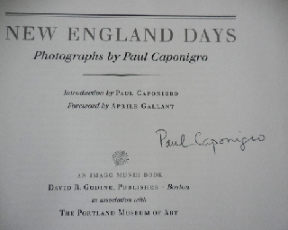 New England Days (Signed)