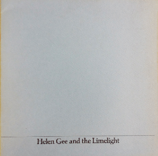 Helen Gee and the Limelight (Inscribed Association Copy. Helen Photography - Gee.
