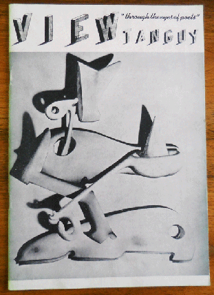 Item #34685 View Magazine 2nd Series Number 2 (Tanguy / Tchelitchew). Charles Henri Surrealism -...