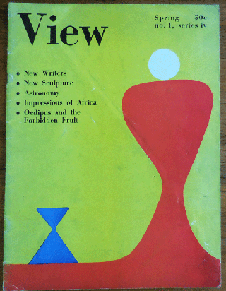Item #34697 View Magazine No. 1, Series IV, March 1944. Charles Henri Surrealism - Ford, Andre...