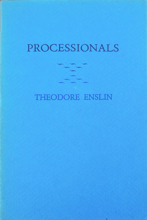 Item #34723 Processionals (Inscribed). Theodore Enslin.