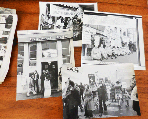 Item #34733 Small Archive of UK Press Photographs of Various Social Issue Demonstrations Including Save The Whales, Anti-Abortion, Boreham Wood etc. Photographs - Miscellaneous.