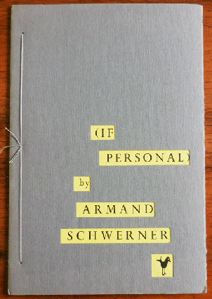 Item #34753 (If Personal) (Signed). Armand Schwerner