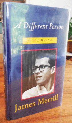 Item #34782 A Different Person - A Memoir (Inscribed). James Merrill
