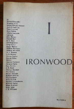 Item #34924 Ironwood #1. Michael Cuddihy, Charles Simic Wendell Berry, George Oppen, John Haines