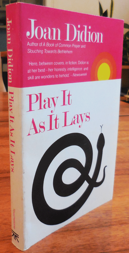 Item #35139 Play It As It Lays. Joan Didion.