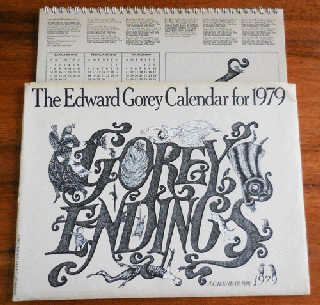 Item #35149 The Edward Gorey Calendar for 1979. Edward Calendar - Gorey