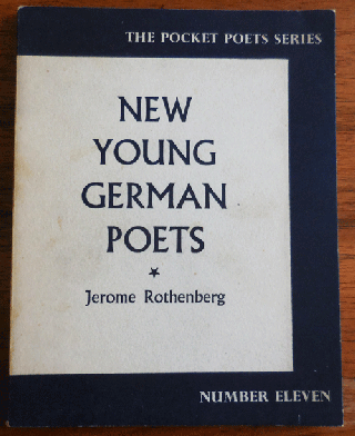 Item #35242 New Young German Poets. Jerome Rothenberg