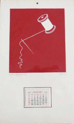 Item #35325 1980 Calendar (Signed). George New York School - Schneeman