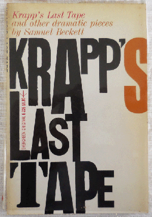 Item #35463 Krapp's Last Tape and Other Dramatic Pieces (Signed). Samuel Beckett