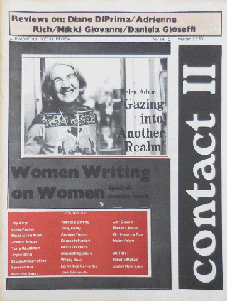 Item #35539 Contact II Issue Number 14 / 15 (Women Writing on Women Special Double Issue)....