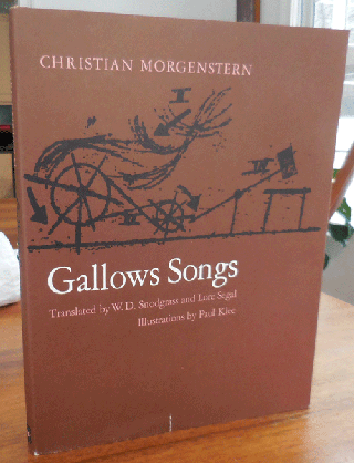 Item #35588 Gallows Songs. Christian Morgenstern
