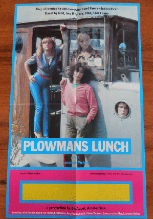 Item #35644 Plowmans Lunch (Poster). Lawrence Artist Film Poster - Weiner