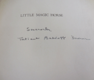 Little Magic Horse, A Russian Tale (Inscribed by Translator)