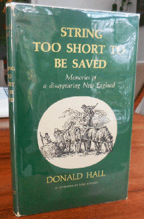 Item #35698 String Too Short To Be Saved (Inscribed by Hall). Donald with Hall, Mimi Korach