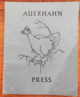 Item #35789 The Auerhahn Press Catalog 1962. Auerhahn Press