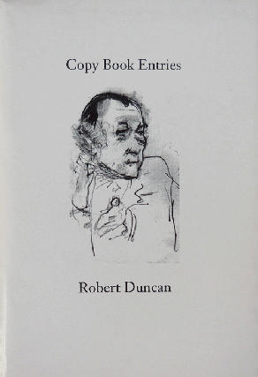 Item #35798 Copy Book Entries. Robert Duncan