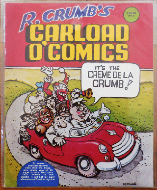Item #35821 R. Crumb's Carload O'Comics (Magazine Insert). R. Comix - Crumb