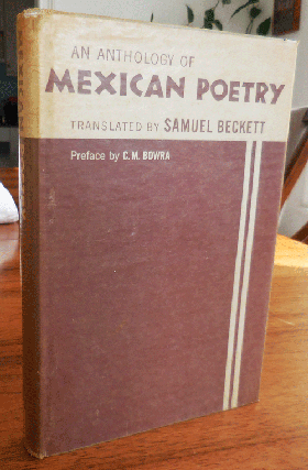 Item #35874 Anthology of Mexican Poetry. Samuel Beckett, Octavio Paz, Compiler