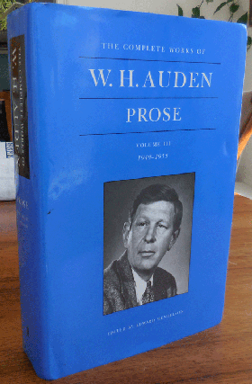 Item #35892 Prose Volume II 1949 - 1955. Edward Mendelson, W. H. Auden